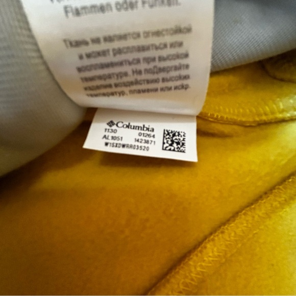 Columbia fleece yellow vest Size M - Picture 6 of 11